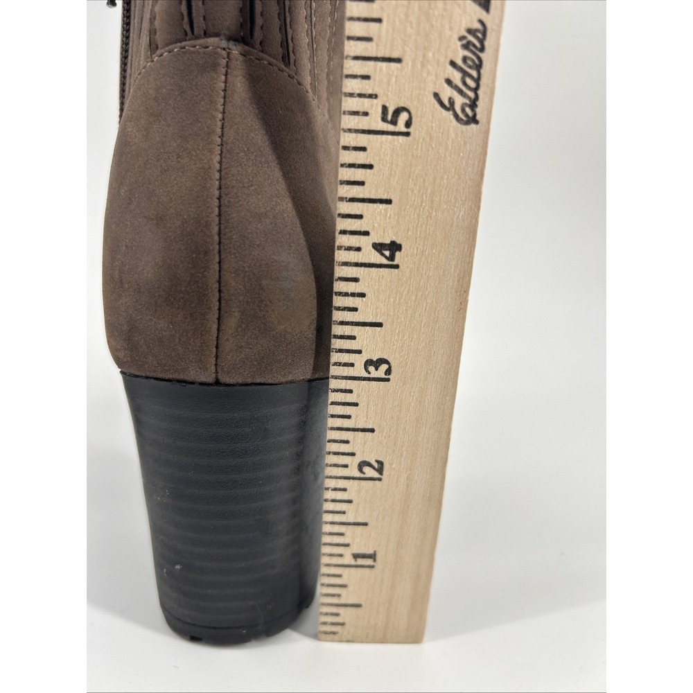 Kelly & Katie Yona Chelsea Boots Shoes Women's 7.5M Java Brown 3 Inch Heels - Picture 11 of 11